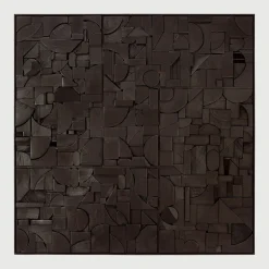 Ethnicraft Wandpaneel Bricks Teakhout, 100 x 100cm* Wandpanelen