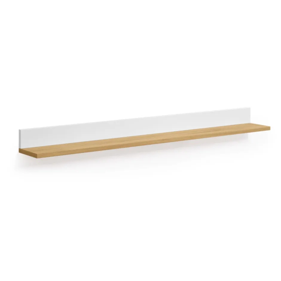 Kave Home Wandplank Abilen Eiken, kleur* Wandrekjes & Wandplanken