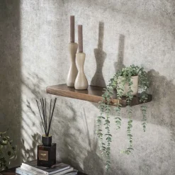 LifestyleFurn Wandplank Alania Acaciahout* Wandrekjes & Wandplanken