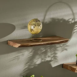 LifestyleFurn Wandplank Edge Boomstam Acacia* Wandrekjes & Wandplanken