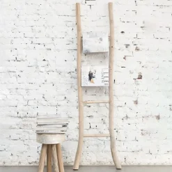 MUST Living Wandrek / Ladder Must Have Teakhout, 182cm* Wandrekjes & Wandplanken