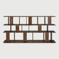 Ethnicraft Wandrek Irregular Gevernist Teakhout* Wandrekken & Wandkasten