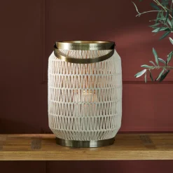 Rivièra Maison Windlicht San José Katoenen touw, 56cm* Kaarshouders & Windlichten