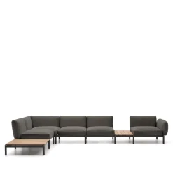 Kave Home 5-zits Hoek Loungebank Sorells 277 x 446cm* Loungesets