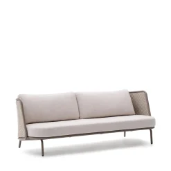 Kave Home 3-zits Loungebank Sedalis Handgeweven touw* Tuinbanken