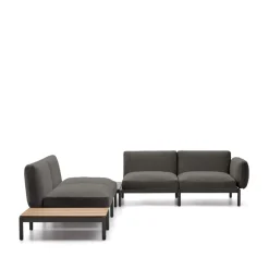 Kave Home 4-zits Loungebank Sorells 317 x 353cm* Loungesets