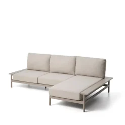Kave Home 3-zits Loungebank Vathi 250cm, kleur Taupe* Loungesets
