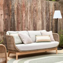 Kave Home 3-zits Tuinbank Catalina 170cm* Tuinbanken