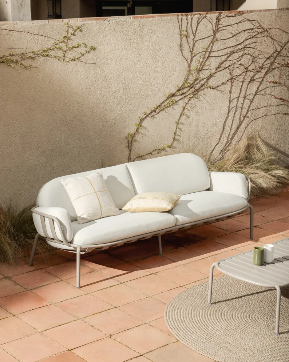 Kave Home 3-zits Tuinbank Joncols* Tuinbanken