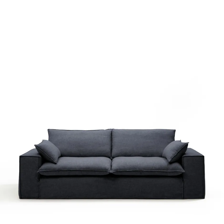 Kave Home 3-zits Bank Anarela Linnen, 280cm* Rechte Bank