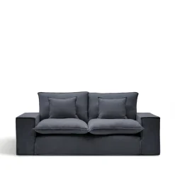 Kave Home 2-zits Bank Anarela Linnen, 240cm* Rechte Bank