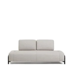Kave Home 2-zits Bank Compo kleur /Zwart* Rechte Bank
