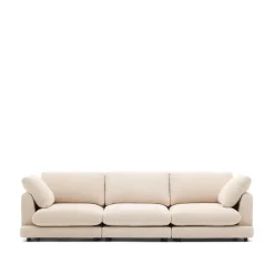 Kave Home 4-zits Bank Gala Chenille, kleur* Rechte Bank