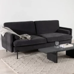 Nohr 3-zits Bank Janara Velvet, 210cm* Rechte Bank
