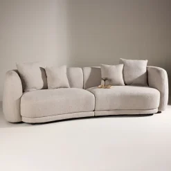 Nohr 3-zits Bank Macrina Bouclé, 268cm, kleur* Organische Bank