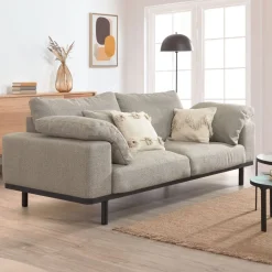 Kave Home 3-zits Bank Noa met kussens* Rechte Bank