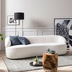 Artistiq Living 3-zitsbank Rayfield Bouclé* Organische Bank