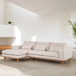 BASE 3-zits Loungebank Omid Geweven, kleur* Loungebank