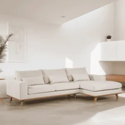 BASE 3-zits Loungebank Omid Geweven, kleur* Loungebank