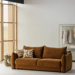 WOOOD 3-zits Slaapbank Jonne Chenille* Slaapbank|Slaapbanken, Slaapstoelen & Vouwbedden