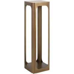 Richmond Interiors Zuil Claridge Keramiek/Glas en ijzer, 100cm hoog* Zuilen/Pilaren