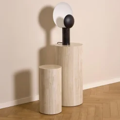 Bendt Zuil Flavian Travertinlook, Set van 2 stuks, kleur* Zuilen/Pilaren