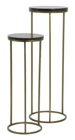 Light & Living Zuil Sobrina Set van 2 stuks, kleur Antiek Brons* Zuilen/Pilaren
