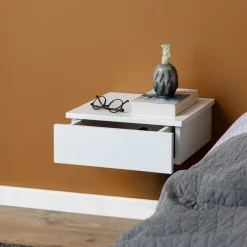 Bendt Zwevend Nachtkastje Grete Met 1 lade* Nachtkastjes|Nachtkastjes