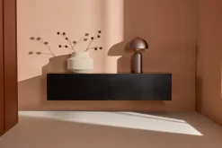 Nohr Zwevend TV-meubel Ericka MDF, 160cm* Tv-Meubel Zwart