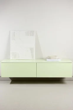 Nohr Zwevend TV-meubel Ericka MDF, 160cm* Tv-Meubel Zwart