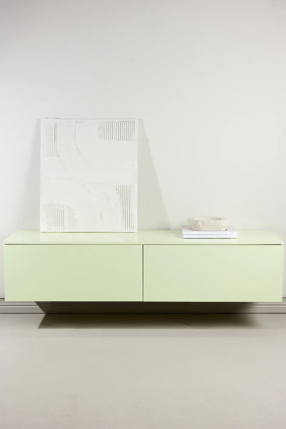 Nohr Zwevend TV-meubel Ericka MDF, 160cm* Tv-Meubel Zwart