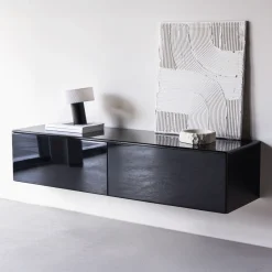Nohr Zwevend TV-meubel Zeke 160cm, kleur* Tv-Meubel Zwart